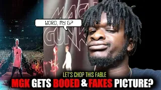 MGK Gets Booed Off Stage And Fakes Picture During "Rap Devil" Performance?! (REACTION!)