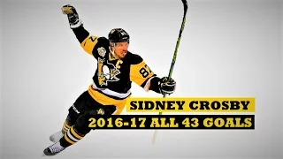 Sidney Crosby (#87) ● ALL 43 Goals 2016-17 Season (HD) - (so far)