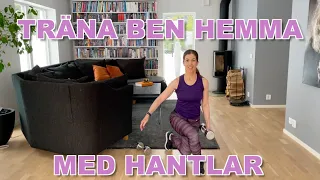 Benpass med Hantlar