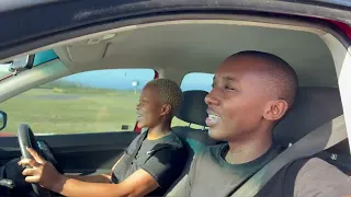 Teaching Ntando How To Drive || Vlog