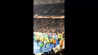 Лига Европы 2015 Динамо - Генгам 3:1 (Драка фанатов) #2