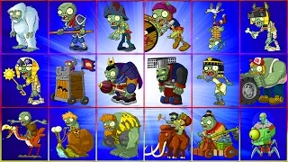 ALL ZOMBOSS in Plants vs Zombie 2 ONLINE