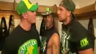 DX,Hornswoggle,John Cena backstage