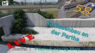 Kullissenbau an der Parthe [S1-58] Fiktiv/Leipzig Map | Transport Fever 2