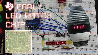 LED watch chip from Texas Instruments (HP 98035 Repair-a-thon Part 0)