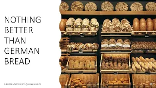 The Legendary German Bread Culture Explained! #foodhistory