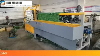 Fully- Automatic green artificial grass fence machine