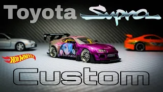 Toyota Supra MK4 Pandem Itasha Hot Wheels Custom