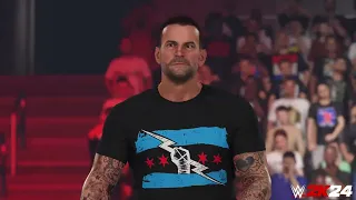 WWE 2K24 - CM Punk Official Entrance Reveal (ECW Punk DLC Pack)