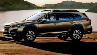 Weltbester 4x4 Antrieb: Neuer SUV Subaru Outback 2021 Black. Teilauto. Fahren. X-Mode, Leder, Luxus.