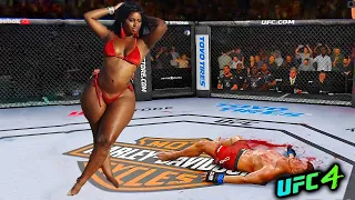 Doo-ho Choi vs. Priscilla Malcolm | Big Queen (EA sports UFC 4)