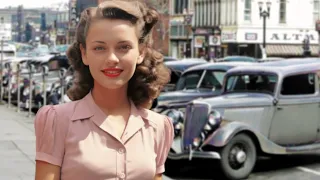 1940s Sidewalk Style - Women of the 1940s in Real Vintage Photos