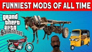 I installed funniest mods in Gta San Andreas!