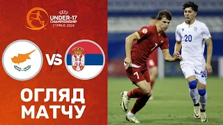 Кіпр – Сербія. Чемпіонат Європи U-17, груповий етап / Огляд матчу