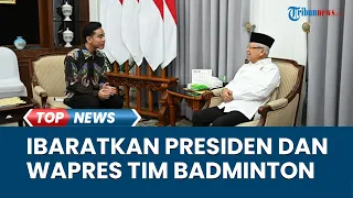 Gibran Sowan Ma'ruf Amin usai Ditetapkan Jadi Wapres Terpilih, Diberi Wejangan Kerja Bareng Presiden