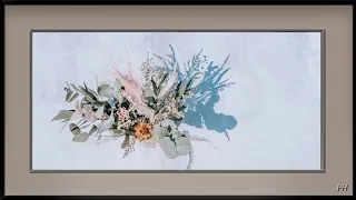 TV ART FRAMED SCREENSAVER 4 HOURS OF BEAUTIFUL FLOWER ART