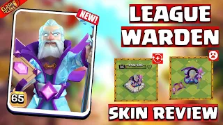 *New* League (Crystal) Warden Skin Review | Clashflict | Clash of Clans