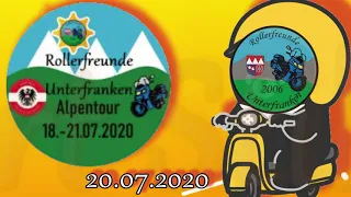 Stilfser Joch (Passo dello Stelvio) Passfahrt am 20.Juli 2020 Rollerfreunde Unterfranken Alpentour