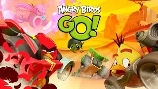 Angry Birds Go! ВПЕРЕД Рассерженные Птички! Безумные Гонки на Картах Детское Видео Игровой мульт