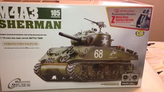 Newest version of heng long Sherman unboxing