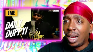 INSANE DUPPY! American Reacts To Jme - Daily Duppy | GRM Daily