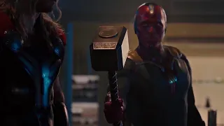 Vision levanta el Martillo de Thor - Español Latino[1080]60Fps - Avengers Age of Ultron