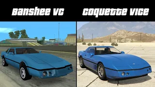 GTA V HD Remakes of missing old 3D universe cars | 45 HD Remake Mods