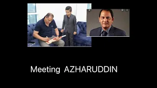 MEETING WITH FORMER INDIAN CRICKET CAPTAIN MD AZHARUDDIN