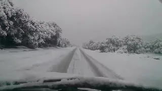 Heavy snowfall in Ifrane