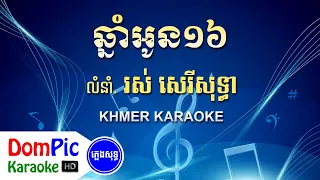 ឆ្នាំអូន១៦ រស់ សេរីសុទ្ធា ភ្លេងសុទ្ធ - Chnam Oun 16 Ros Sereysothea - DomPic Karaoke