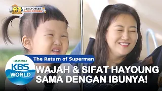 Wajah&Sifat Hayoung Mirip dengan Ibunya|The Return of Superman|SUB INDO|201011 Siaran KBS WORLD TV|