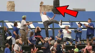 Top 5 Amazing One Handed Crowd Audience Catches in Cricket History 2018