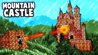 SIEGE of the Mountain Castle Fort!  Secret Technology! (Forts Gameplay)