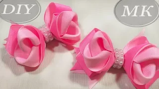 Бант из репсовой ленты 2,5 см МК  🎀 Bow grosgrain ribbon DIY 🎀 Laço Formoso com Fita numero 5