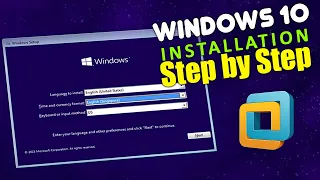 Windows 10 installation Step by step  VMware 16 | how to install windows 10 in Vmware 16 Pro