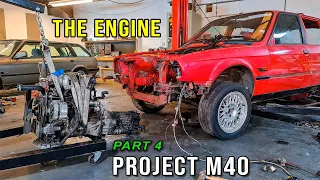 Removing the Engine - Project M40 Restoration Part 4