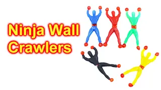 Ninja Wall Crawler Toys Open and See Them Crawl The Wall