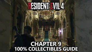 Resident Evil 4 - All Collectibles - Chapter 9 (Treasures, Castellans, Weapons, Upgrades, Recipes)