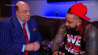 Jimmy Uso talks to Paul Heyman about The Bloodline - WWE SmackDown February 10, 2023