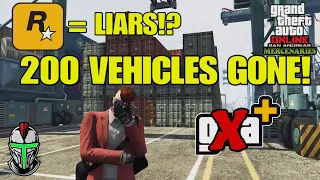 Rockstar Removes Almost 200 Vehicles From GTA Online!