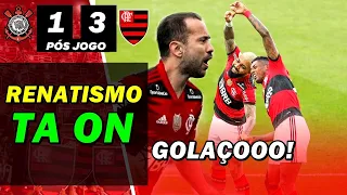 PÓS-JOGO: CORINTHIANS 1-3 FLAMENGO! PASSEIO!