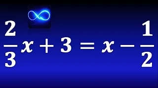 20. First-degree equation with fractions