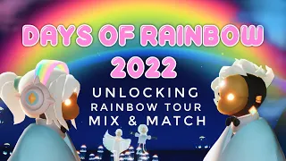 Days of Rainbow 2022 - Tour, Unlocking and Mix & Match | sky children of the light | Noob Mode