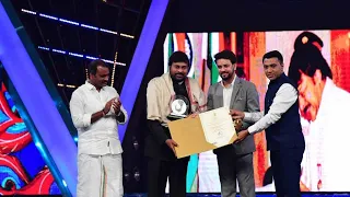 Megastar Chiranjeevi receives the Indian Film Personality of the Year award - DD news andhra