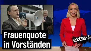 extra 3 Extra: Frauenquote in Vorstandsetagen | extra 3 | NDR