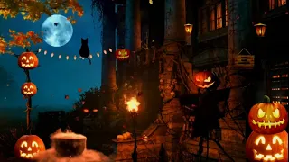 Halloween Haunted Ambience - Halloween Night Ambience - Spooky Ambience - Spooky Halloween Night🍁👻