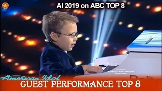 Avett Maness 7 yo Piano Prodigy “Bohemian Rhapsody” Guest Performance  | American Idol 2019 Top 8