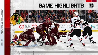 Blackhawks @ Coyotes 3/18 | NHL Highlights 2023