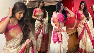 Rasha Kirmani in Saree