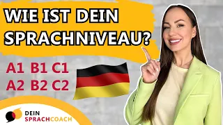 SPRACHNIVEAUS GENAU ERKLÄRT🇩🇪 (Deutschniveau | Deutsch lernen | A1| A2 | B1| B2 | C1 | C2)